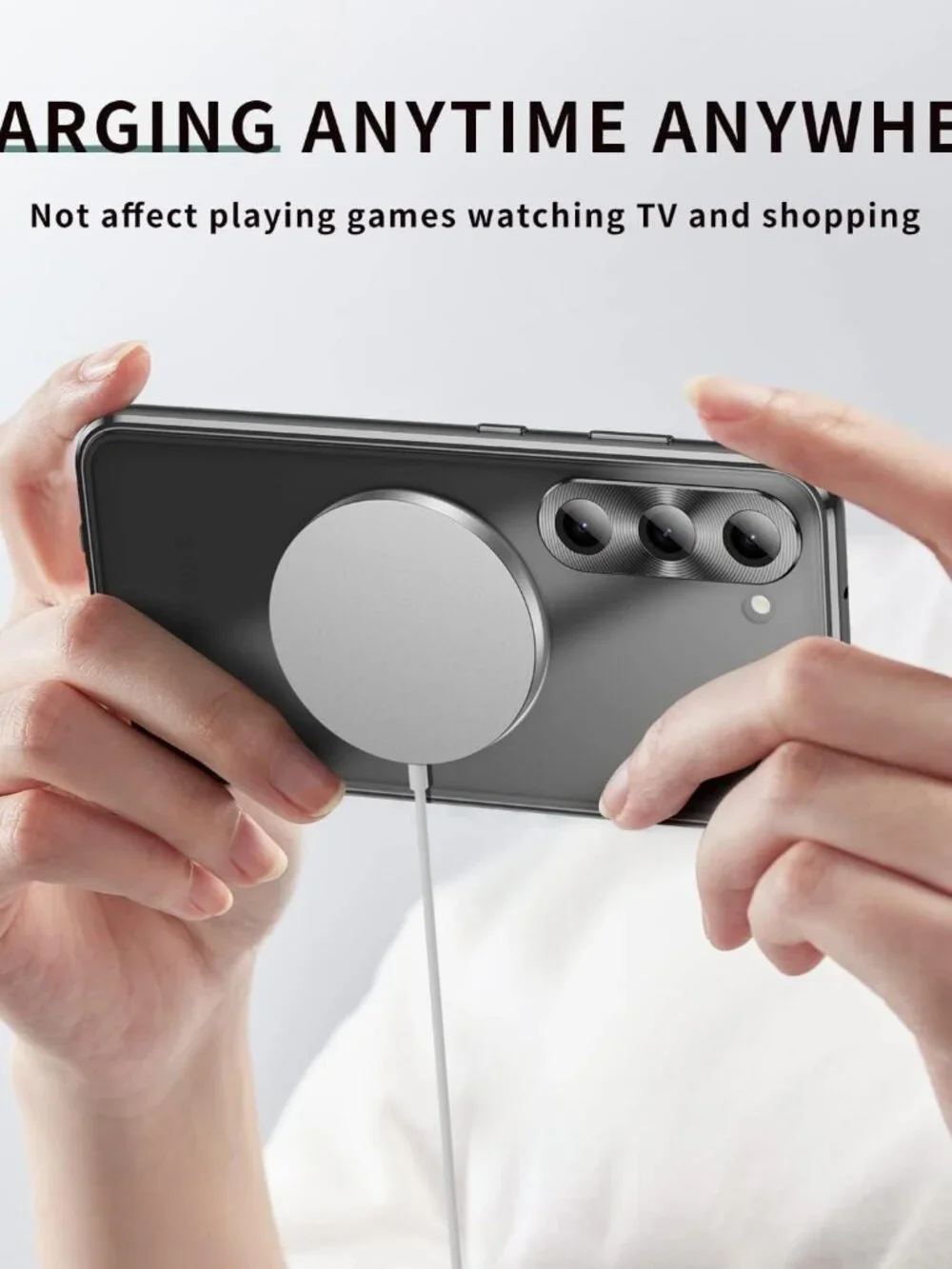 Samsung Galaxy S23 Plus Front Privacy Glass Case MagSafe Metal Bumper 360 Degree